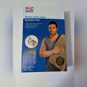 Heating Pad Deluxe Extra Large 4 Heat Settings 12 Inch x 24 Inch NEW